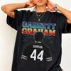 Off Campus TV-Serie Garrett Graham T-Shirt für Herren und Damen Sommer Baumwollkleidung Oversized Mode-T-Shirt Leicht Atmungsaktiv und Bequem Kleidung