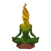 Meditierende Göttinnenstatue 3D-gedruckte sitzende Naturgöttin Skulptur Spirituelle Figur für Haus Zimmer Garten Dekoration