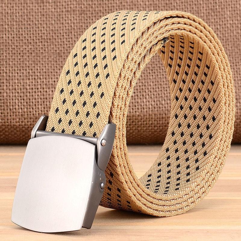 Alloy Nylon Belt Canvas Student Jeans