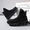 Large size 48 men's shoes mesh breathable casual shoes trendy men thick soles increase height lightweight one-pedal lazy shoes