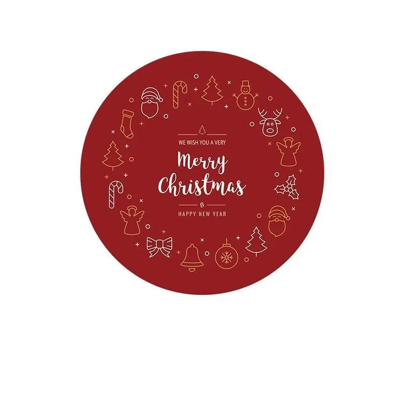 Diatomite Absorbent Coasters Christmas Decoration Anti-slip High-Temperature cup mat Heat Insulation Hot pad Dining Table Decor