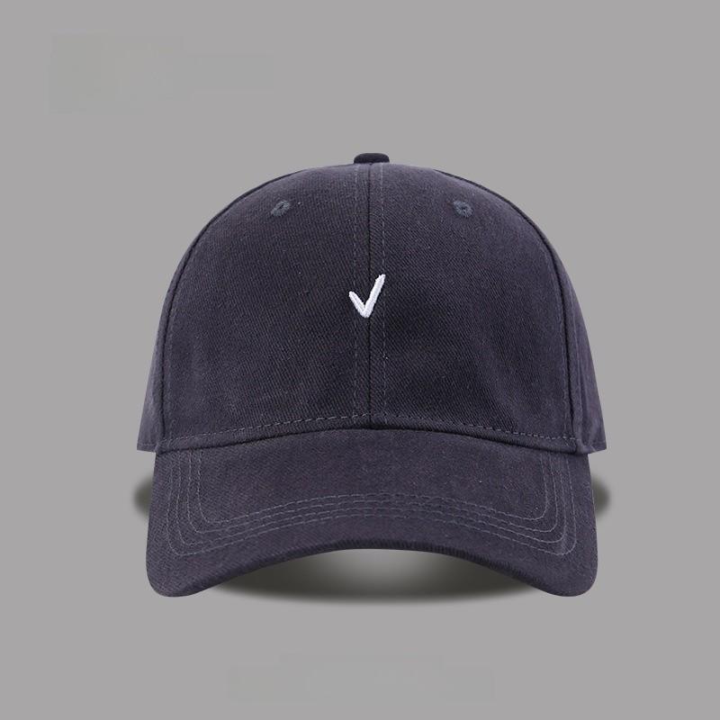 Cotton Baseball Cap With Embroidered Letters For Casual Outdoor Summer Wear
