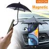 360° Rotation Magnetic Phone Umbrella Adjustable Anti-glare Sun Shade Cover Magnetic Mobile Phone Umbrella 24cm Easy to Use