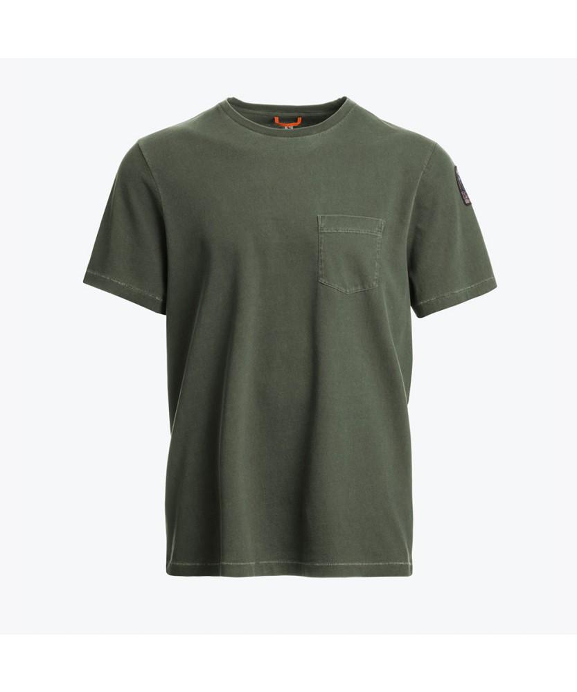 Parajumpers Men S T-Shirt Basic Tee - Thyme (25Smpmtsih01Pj0610) Thyme/Xxl