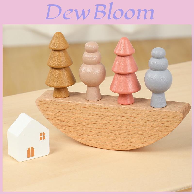 Wooden Balanced Stacked Building Blocks Children Puzzle Toy Set For Toddlers