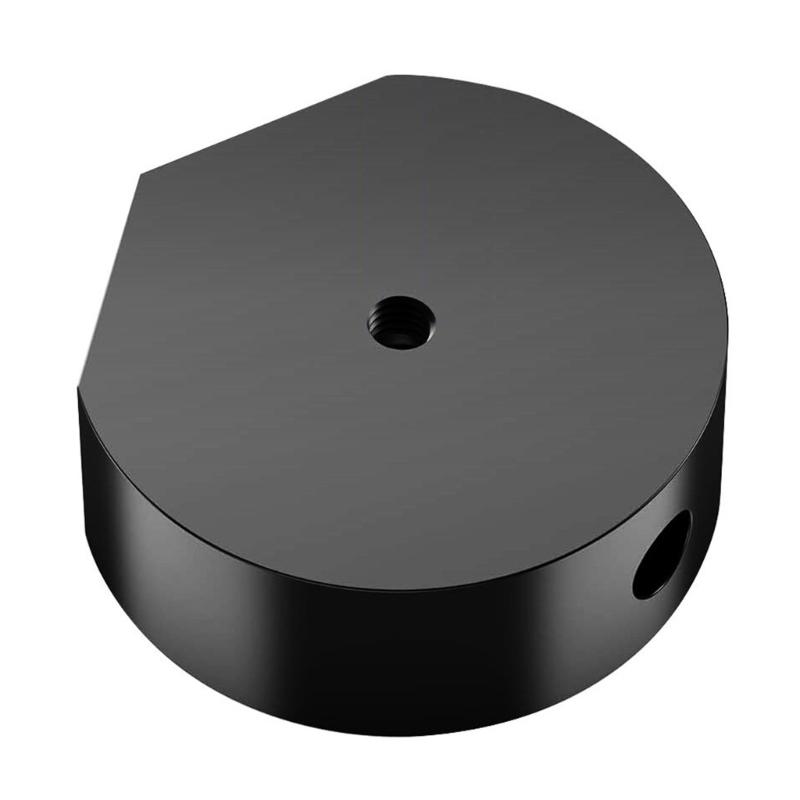 1/4 Screw Round Mount Adapter Aluminum Tripod 1/4 Screw Adapter Bracket Pipe 1/4 Screw Adapter