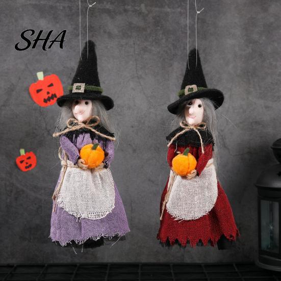 Halloween Party Decor Decoration, Realistic Ghost Festival Broom Reusable Witch Ornament, Festive Atmosphere Tabletop Decoration Spooky Decorations
