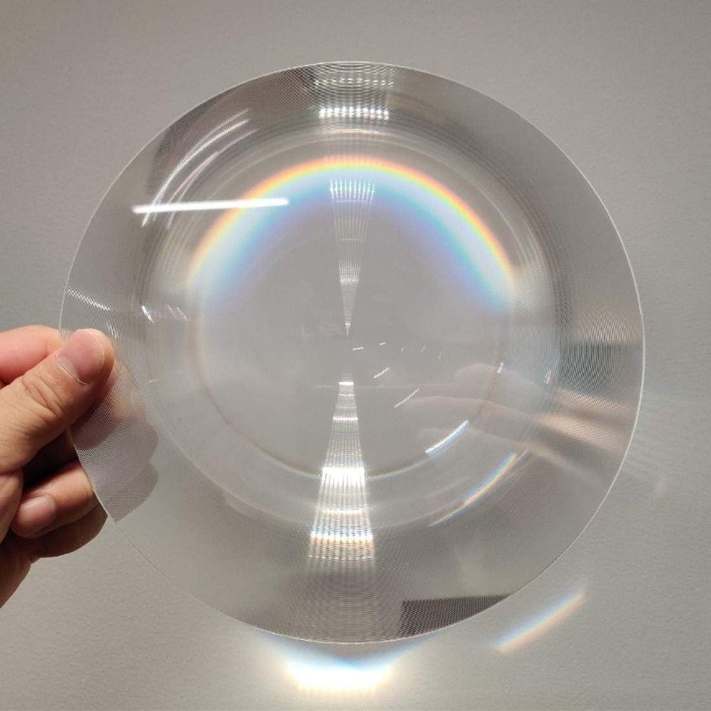 1Pc Diameter 200mm (7.9'') Fresnel Lens Focal Length 100mm Plastic PMMA Lens  Magnifiying