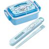 Skater Bento Box Cinnamoroll Ushiro Shiro Sanrio 450ml Antibacterial for Children Girls Made in Japan RBF3ANAG-A
