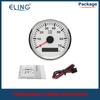 ELING 85mm Newest 3K 4K 6K 7K 8K RPM Tacho Tachometer Gauge REV Counter with Hour Meter Red Backlight for Ship Truck 12V 24V