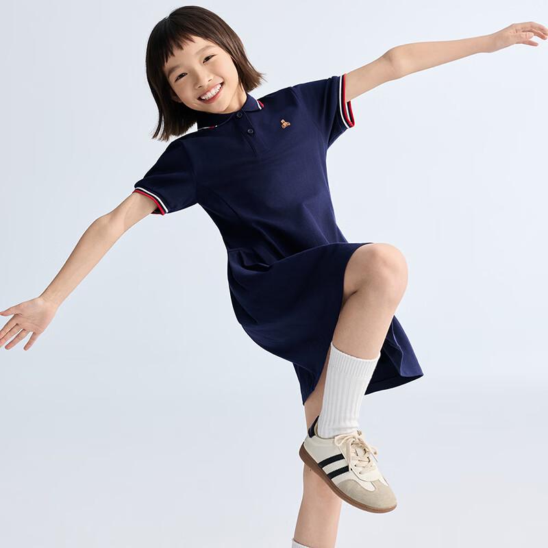 Gap Girls' Teddy Bear Embroidered Polo Dress