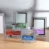 20Pcs Simple Easels Photo Holder Transparent/Black Picture Frame Display Shelves  for Desktop