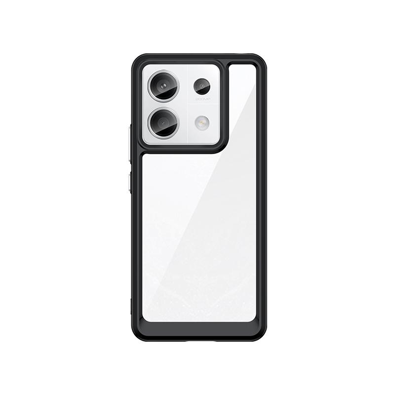 Transparent Phone Case For Xiaomi Poco X6 5G Case Bumper Anti-knock Silicone Color Back Cover Poco X6 5G Case For Poco X6 Pro 5G