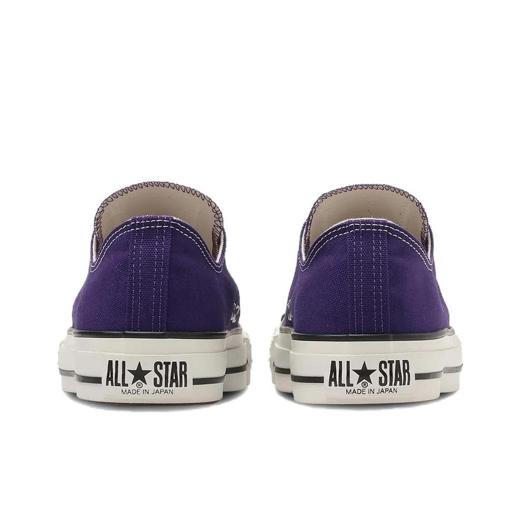 Converse All Star J Ox Comfortable Versatile Low Top Canvas Shoes Unisex Sneakers Purple 31312200