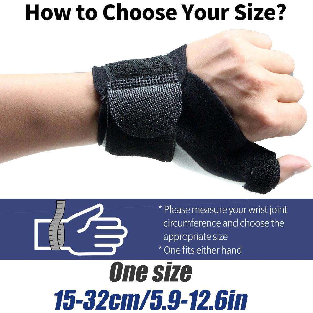 Adjustable Thumb Spica Splint Brace For Trigger Finger Arthritis Cmc Joint Tendonitis Sprains Fits Left Right Hand