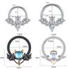Stainless Steel Bee Nose Ring Seamless Ring Nose Droplet Oil Bee Ear Cartilage Puncture