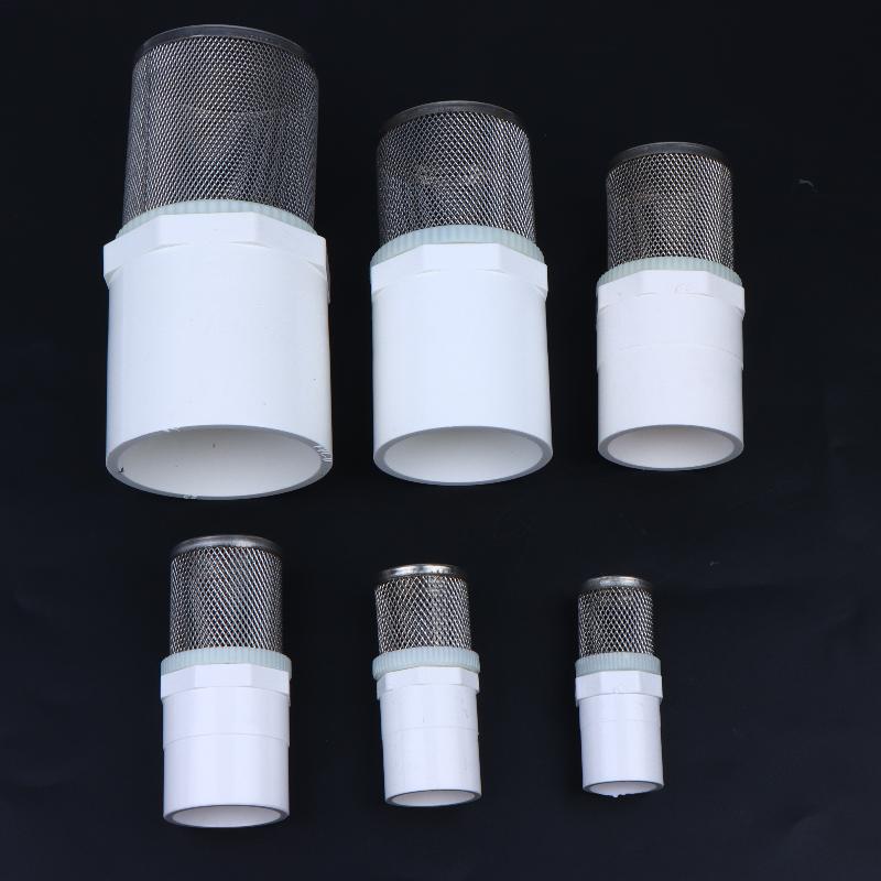 20~63Mm 304 Stainless Steel Filter Pvc Pipe For Small Aquarium Tank Water Pump Inlet Tube Filter Garden Drip Irrigation Filter