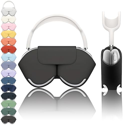 

wigmoa SY-K Умный чехол для AirPods Max 1/2, чехол для наушников с функцией автосна, ударопрочный и удобный для переноски. Защищает от пыли и царапин