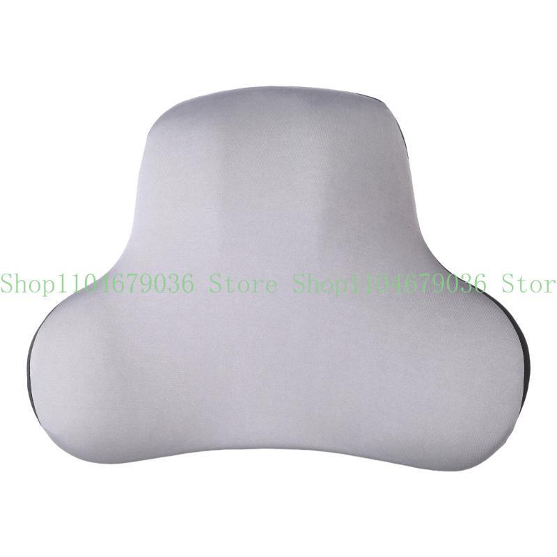 652F Car Lumbar Support Pillow Auto Neck Pillow Waist Support Removable Washable Backrest Headrest Universal Vehicle Cushion