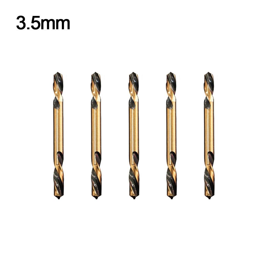 HSS Double Headed Auger Drill Bits Set 5pcs Perfect for Drilling Wood and For Metal with Hand and Electric Drills