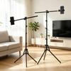 Wig Head Display Stand 0.5/1.6M Mannequin Stand, Height Adjustable Hair Perming Training Tripod for Cosmetology, Hairdressing Training, Styling Holder