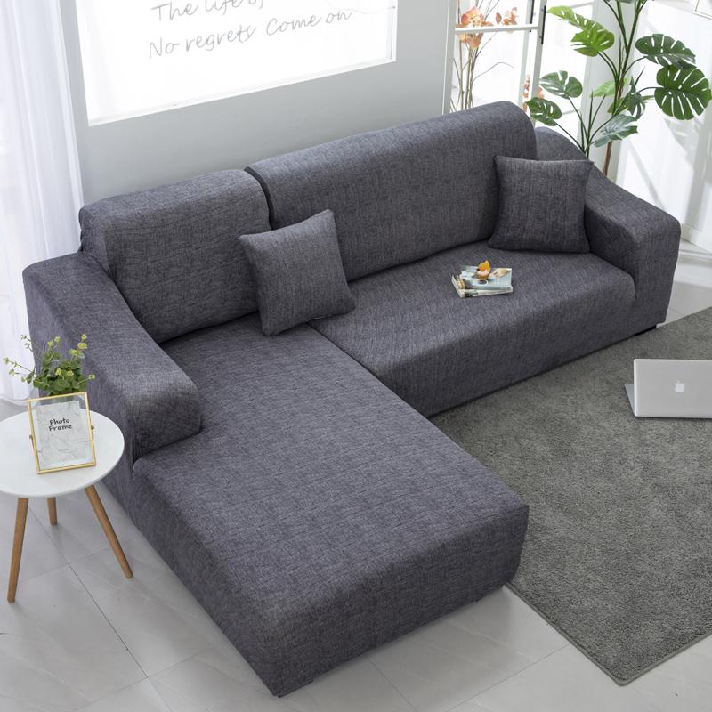 

Stretch Sofa Cover Couch Cover Slipcovers Armchair Corner Sofa Cover Chaselong Protector for Pets and Kids Fully Wrap 1-seater