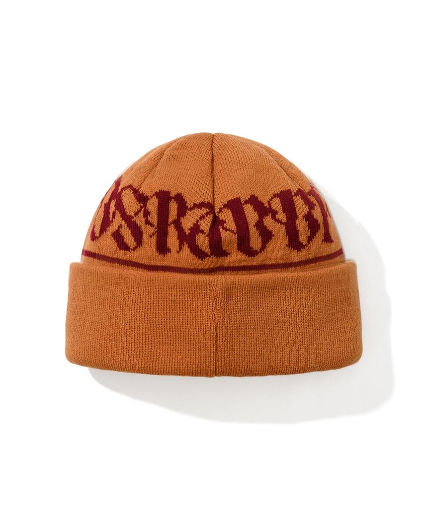Bieseulaebis Logo Pattern Beanie Orange