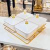 Creative Fruit and Snack Storage Platter with Nut Compartments for Home, Bar, and Living Room