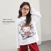 LUSON Girls' Cartoon Long-Sleeve T-Shirt