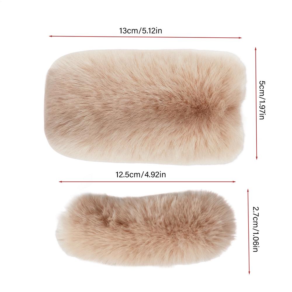 

Motorcycle Handlebar Cover Plush Hand Guard Windproof Electric Bike Handle Cover Handlebar Grip Cover For Motorbike Riding