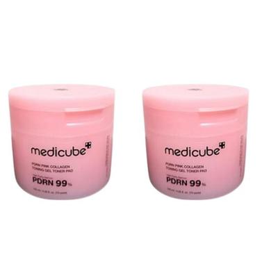 PDRN Pink Collagen Toning Gel Toner Pads 70 Sheets + 70 Sheets [1+1]