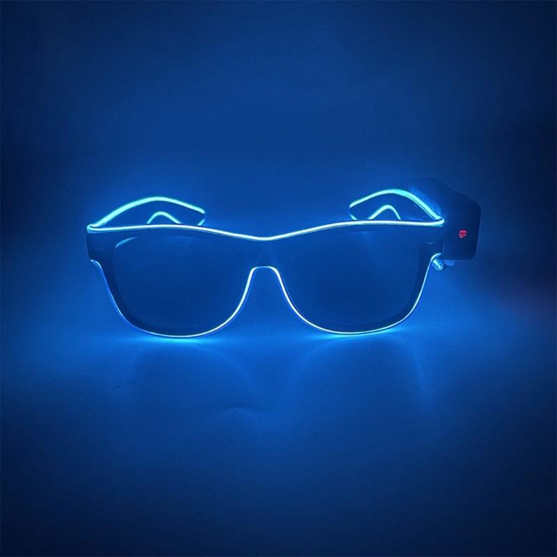 Decorative Glasses Trendy Glowing Glasses Light Up Party Decorations Christmas Gift Unique Take Photo Props