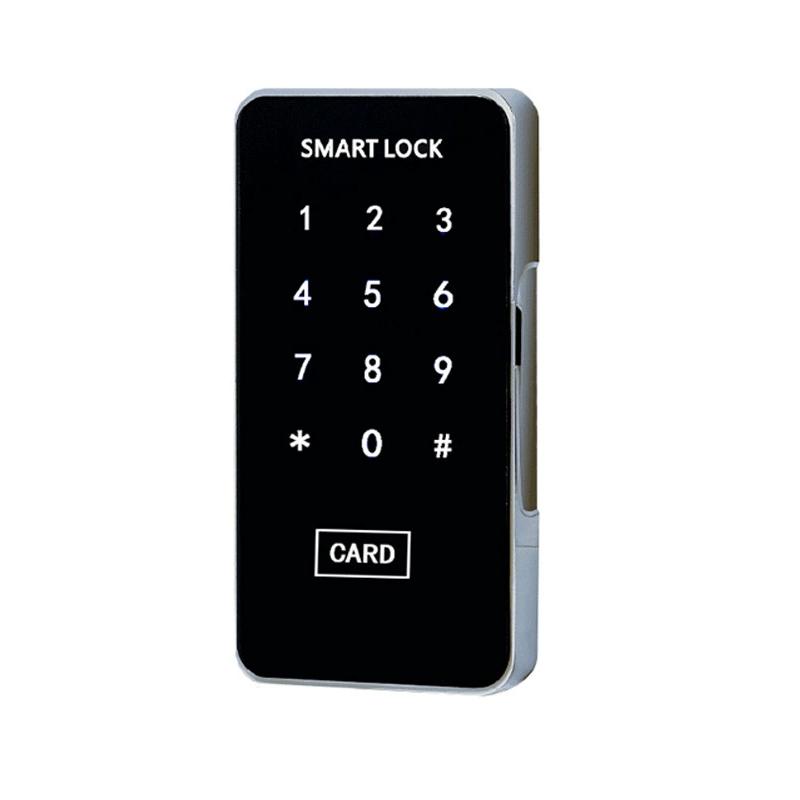 Factory Smart Electronic Password Keypad Cabinet Lock Zinc Alloy Smart Code Locker Lock Gym Yoga Fitness Swimming Drawers (Silver,Wood Door&Zinc Alloy&Electronic Lock) серебряный