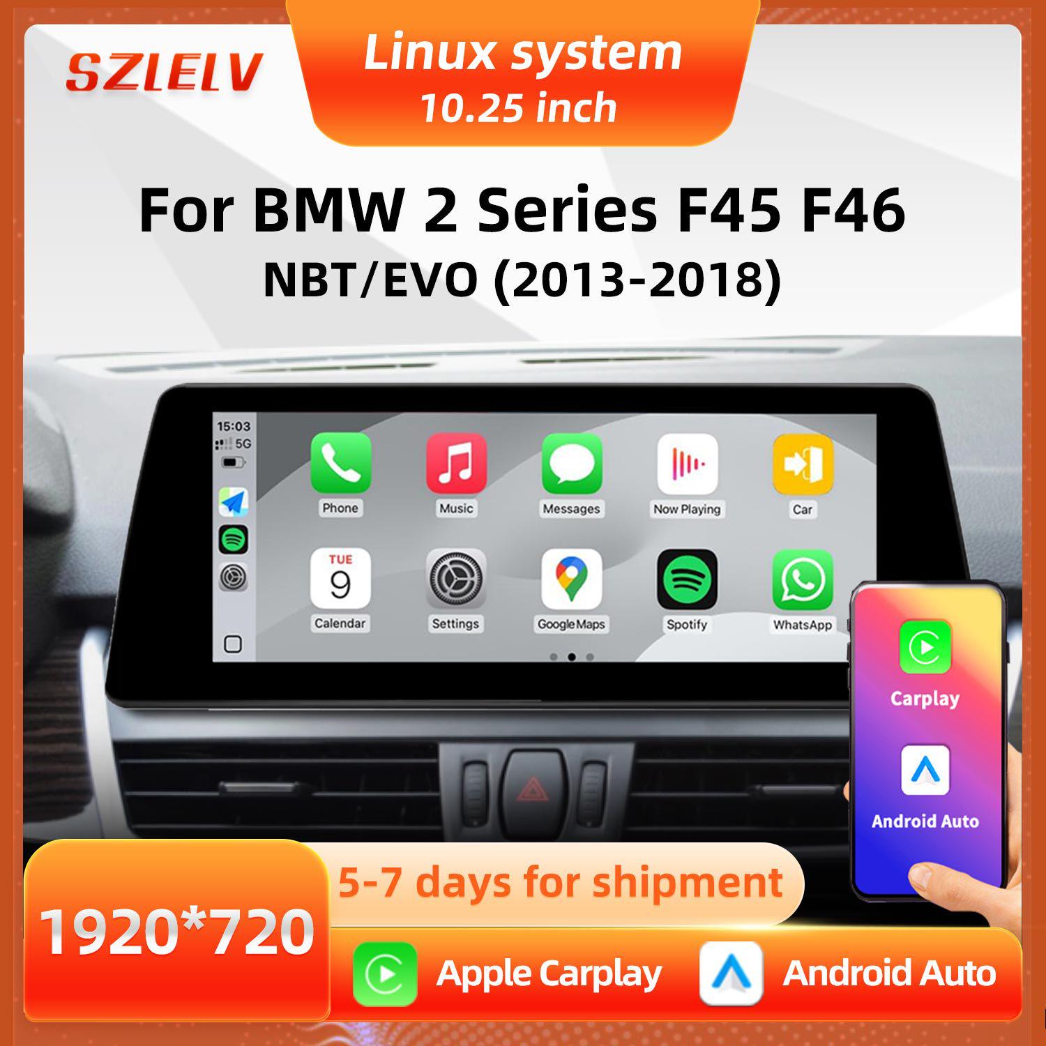 10.25 BMW 2 Series F45/F46 Central Control Screen Navigation & Reversing System (Linux) Linux