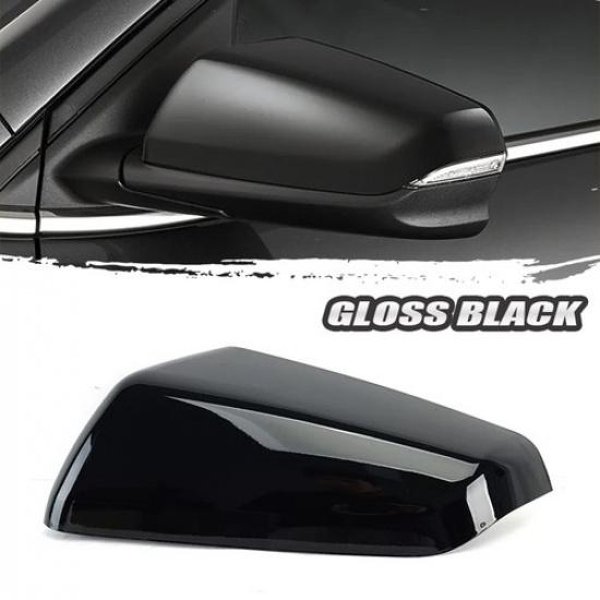 LH Mirror Cover Cap Replacement Heated Black For Chevy Equinox Terrain 2018-2023