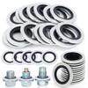 20/10PCS Car Oil Pan Drain Gasket Kit Drainage Bolt Pad Rubber Oil Drain Plug Gasket Replaceable Washer Seal Set M16