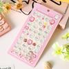 Chiikawa 3D Crystal Stickers Usagi Stereoscopic Adhesive Decal Glitter Transparent Sticker Diy Scrapbook Laptop Phone Decorative