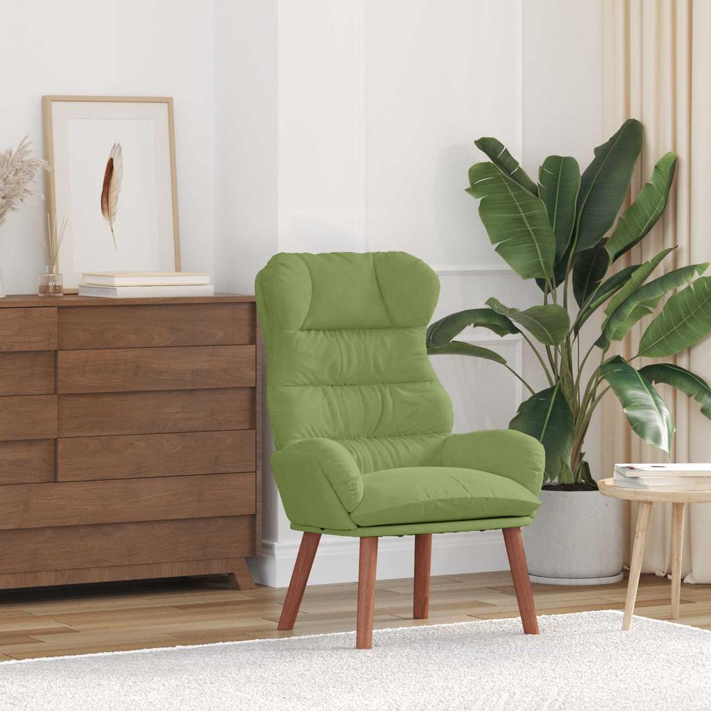 Armchair Light Green 69 X 74 X 93 Cm Velvet