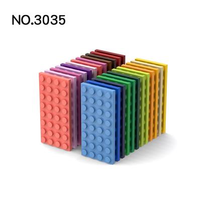 20Pcs MOC Parts 3035 Plate 4 X 8 Compatible Bricks DIY Assmble Building Blocks Particle Kids Puzzle Brain Toy Birthday Gift