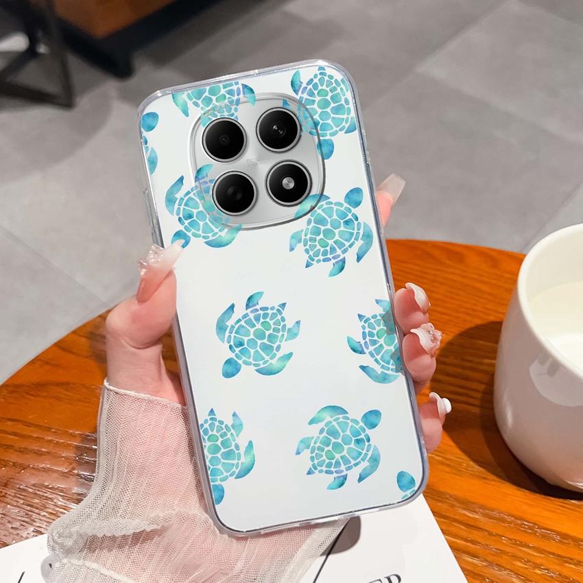 Suitable For Redmi Note 15 14 Pro 14S 15 15C A5 A1 Popular Creative Letters Patterns Phone Case Transparent Silicone Anti Slip Shell For Redmi Housing