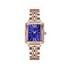 Petite Montre Carrée Femme Niche Luxe Léger Carrée Rétro Incrustée de Diamants Mode Étanche Tempérament Montre à Quartz