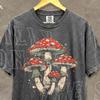 Cottagecore Mushroom Tee, Amanita Muscaria Design (Unisex S-4XL)