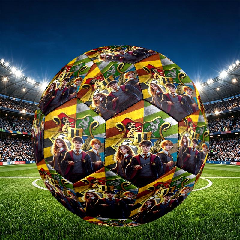 Fantasy film Print Size 5 Soccer Ball, PU Wear Resistant Football for Match Training and Daily Practice, Birthday Gift for Soccer Fans