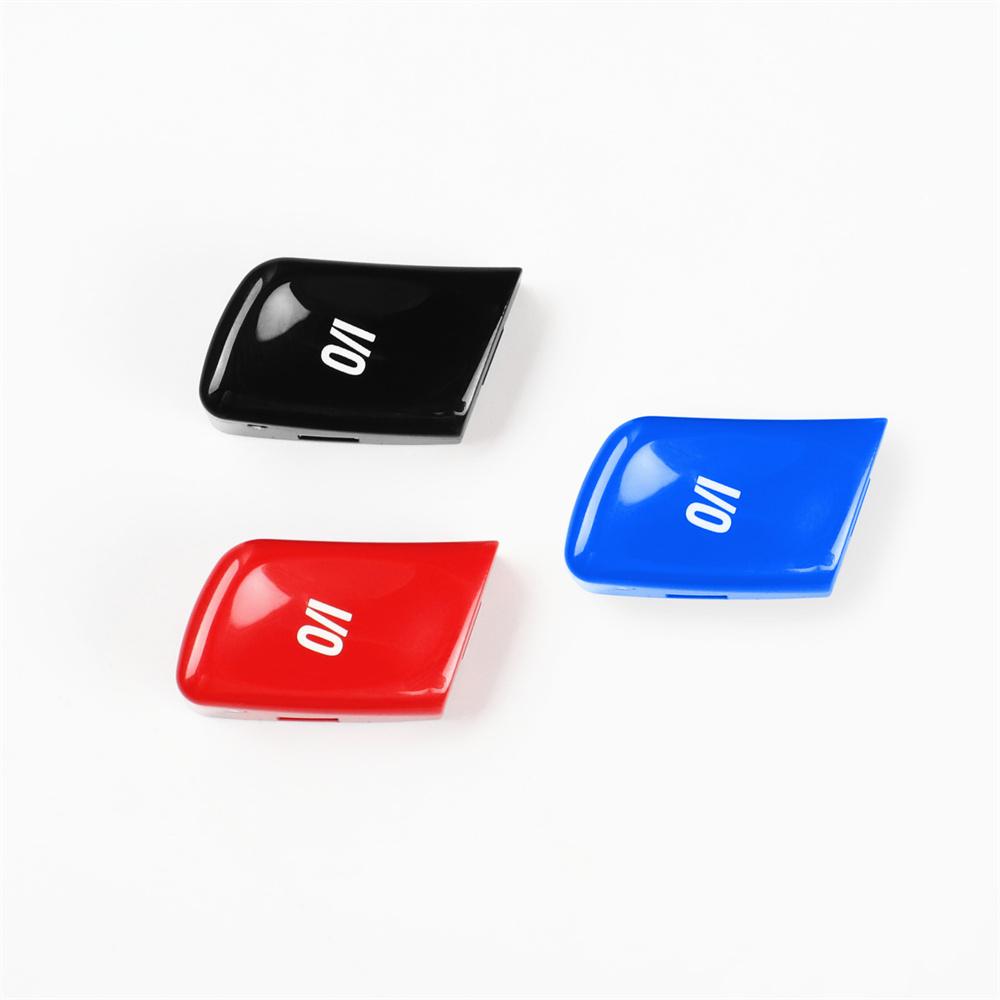 Red Steering Wheel Switch I/O Button Trim Cover For BMW M3 E46 1998-2004 IO Mode