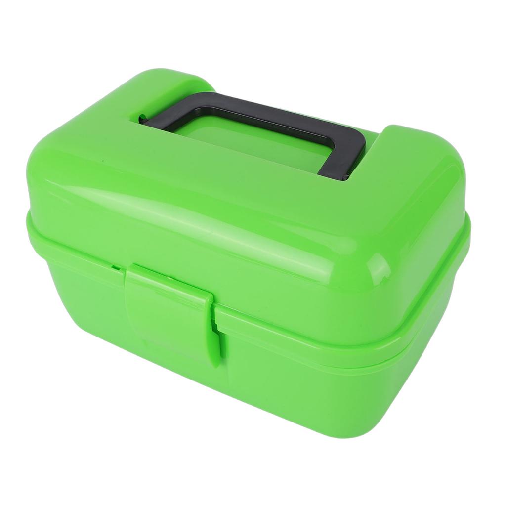 Caixa de Pesca 2 Camadas Multifuncional Armazenamento Isca de Pesca Anzol Ferramentas