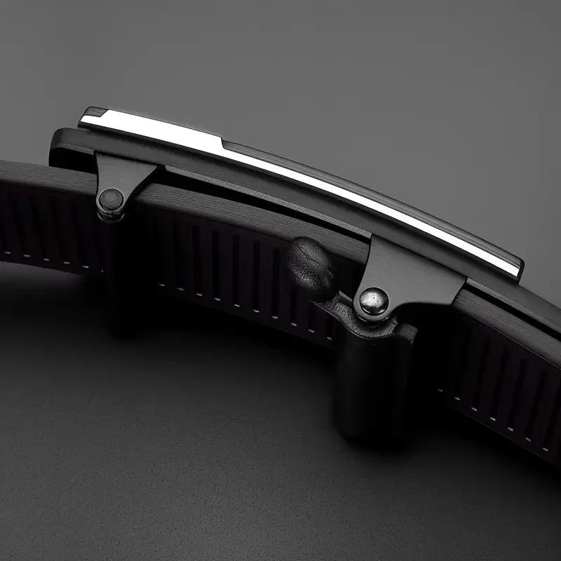 Stylish Men's PU Leather Belt - Fashion Belts for Daily Life, Leisure, Party, Festival, Work, and Business Automatic Buckle