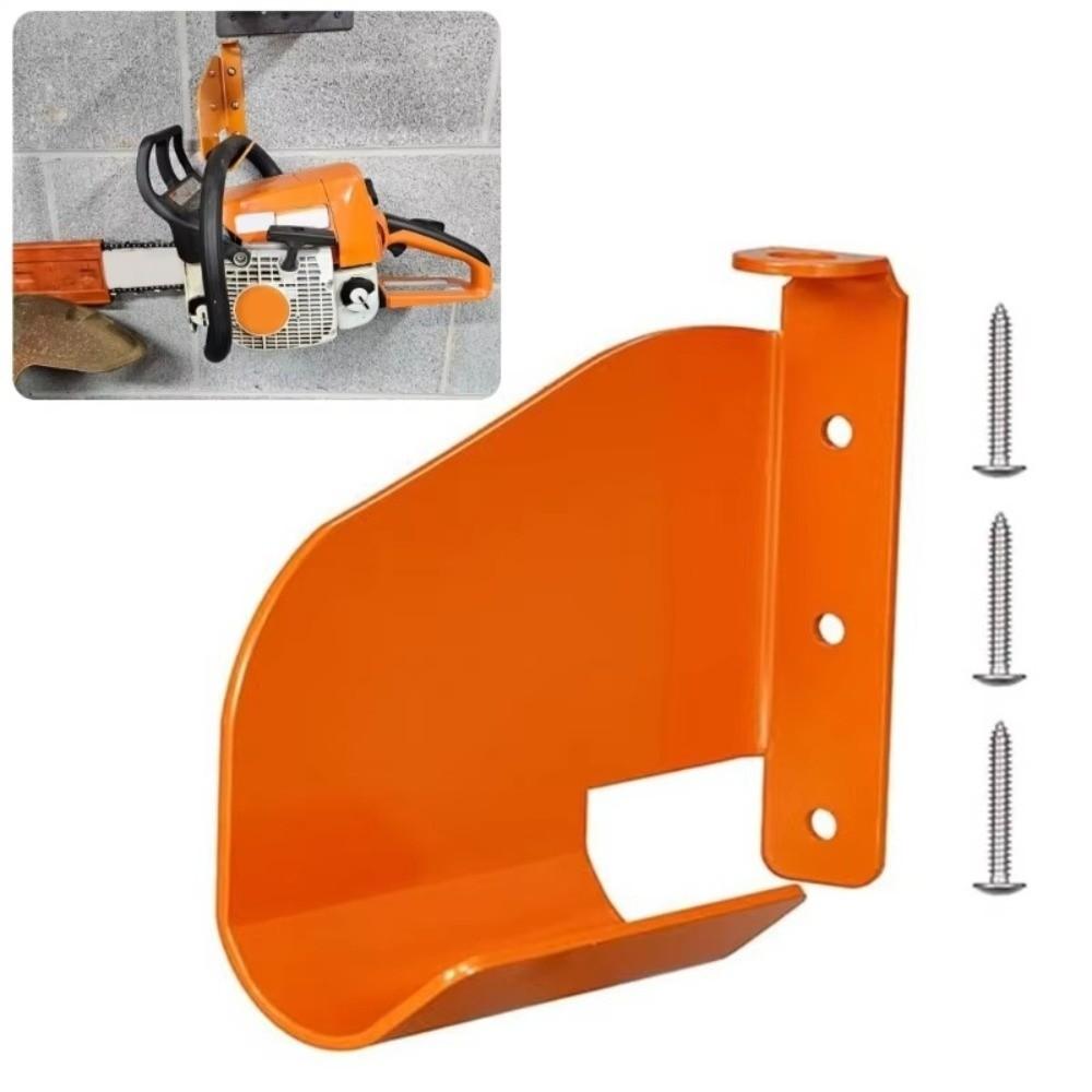 Wall Mounted Chain Saw Holder Rust Resistant Chain Saw Rack Garage Organization
