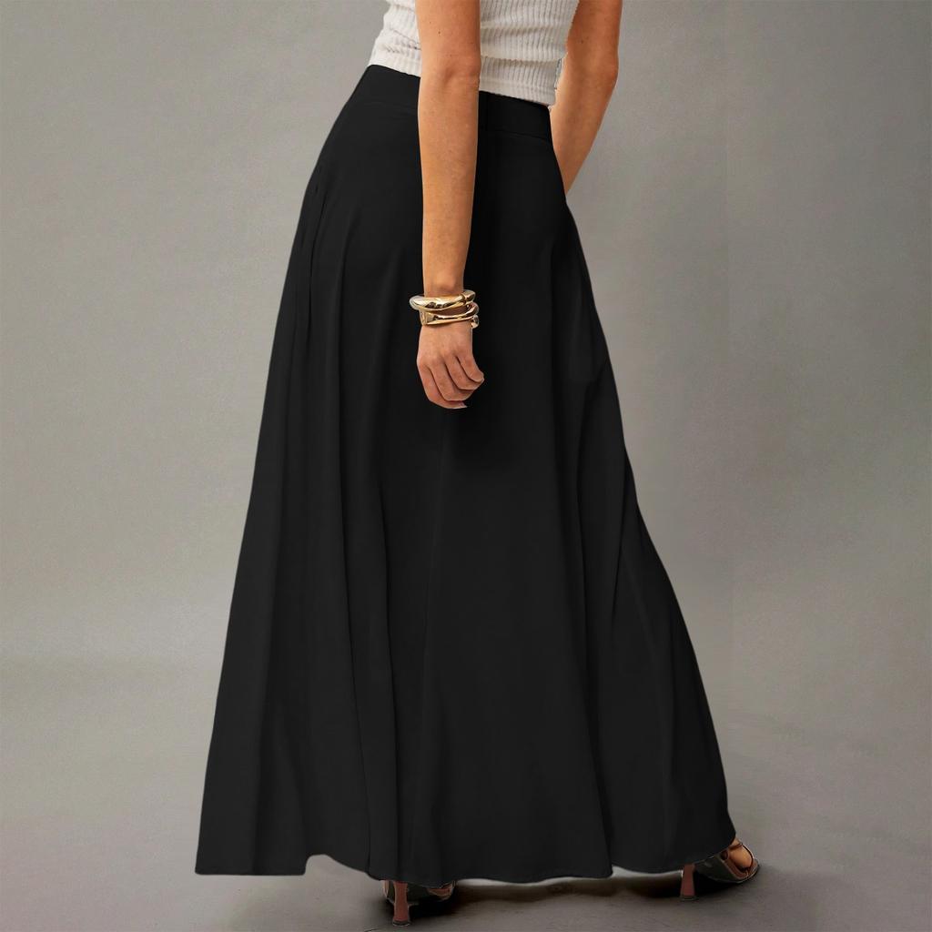 Damen Fließendes Maxikleid Normaler lässiger Sommer-Bohemian-Rock