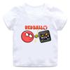 Red Ball 4 Print Cartoon Funny Game Casual Summer New Men Women Tee Adults Children Boy Gril Top Kids Parent Child Cotton Tshirt