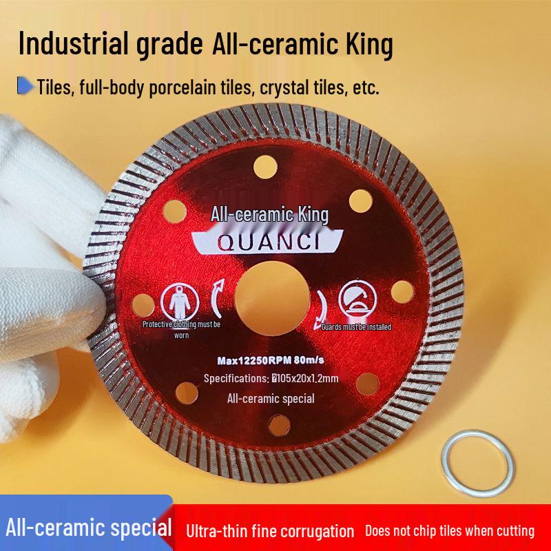 Ultra-Thin Diamond Saw Blade for Cutting Porcelain, Vitrified Tiles, and Stone